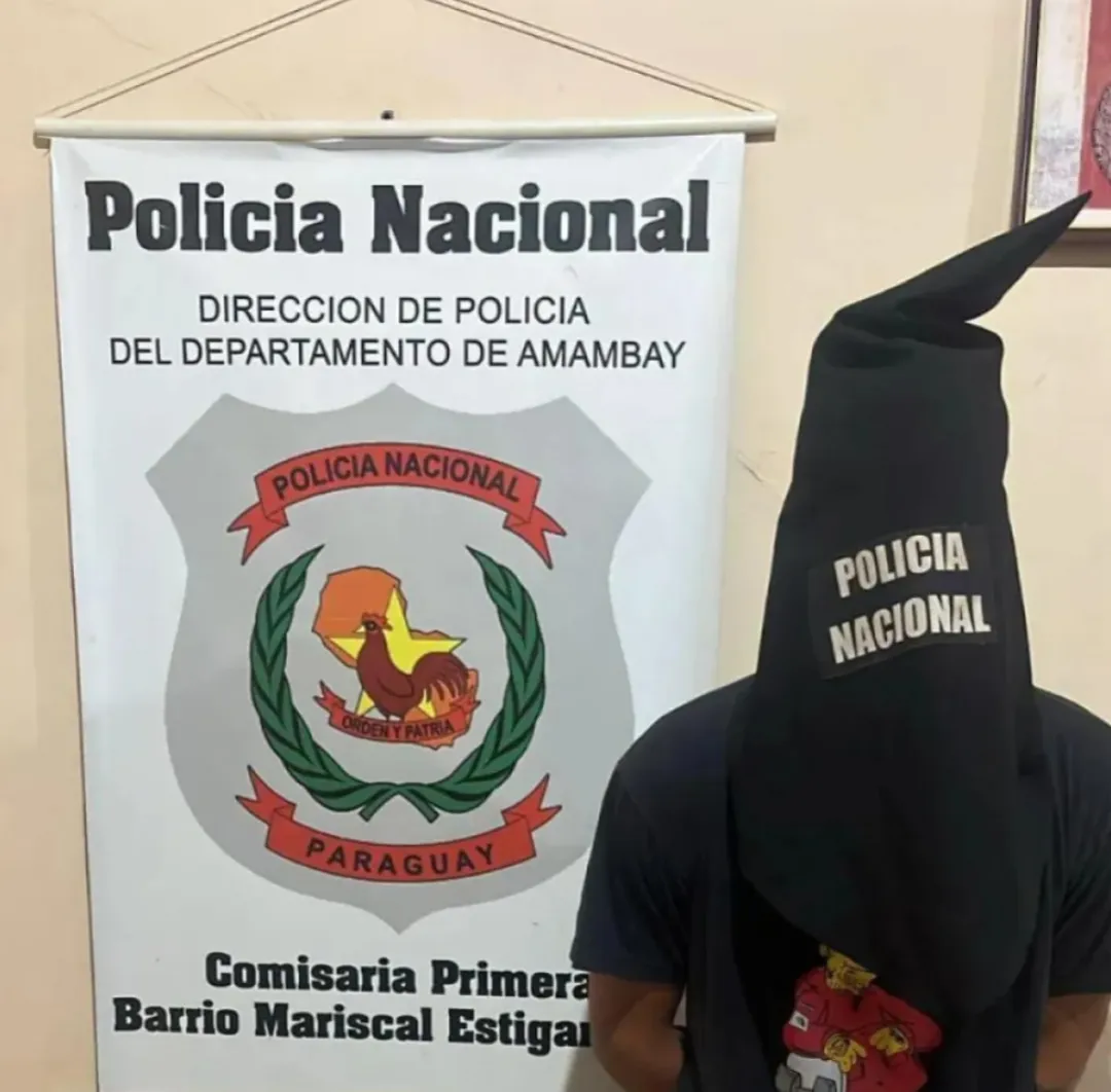 Joven aprehendido tras empeñar la motocicleta de su amigo en Pedro Juan