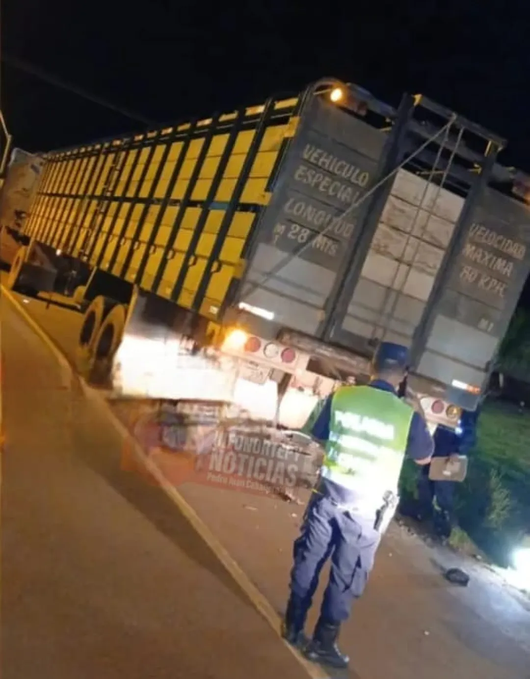 Trágico accidente en Cerro Corá: Motociclista fallece al impactar contra un camión estacionado