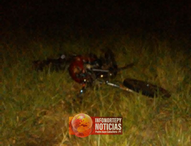 Fatal accidente ocurrió en la entrada del Aeropuerto de Pedro Juan.