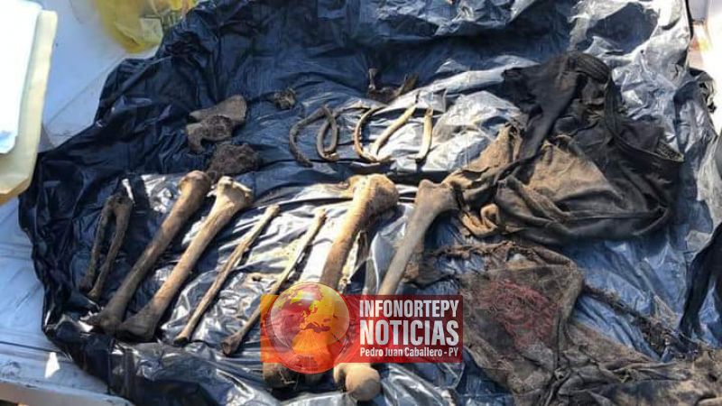 Hallan restos óseos a orillas del río Aquidabán en Horqueta