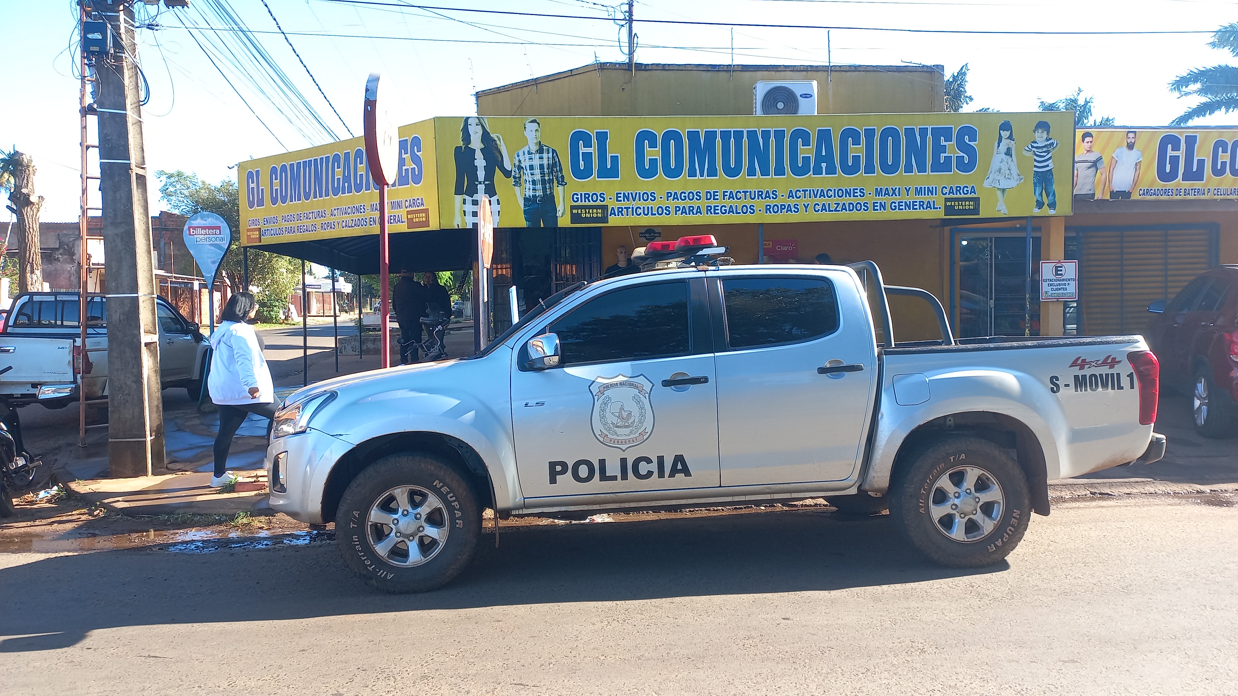 Hurtan local comercial en Pedro Juan
