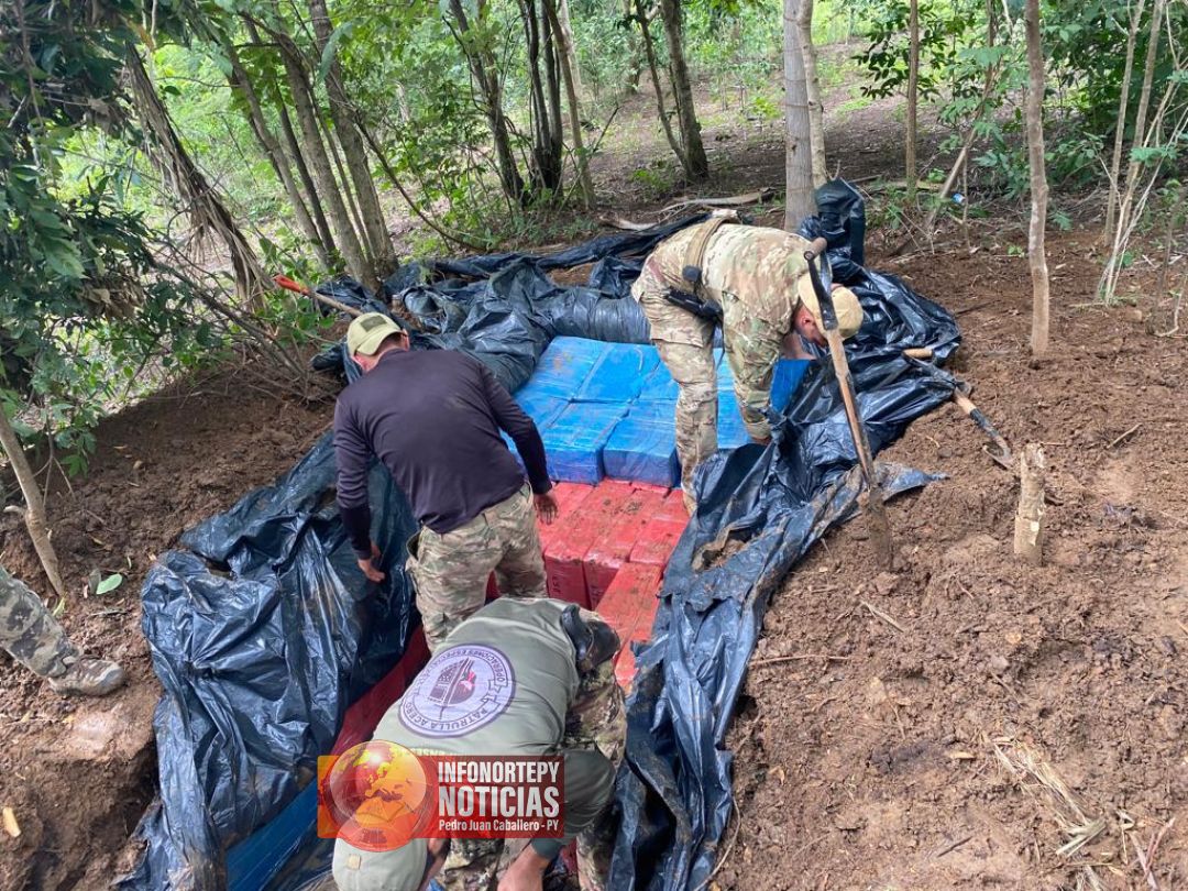 SENAD incautó más de 38 toneladas de Marihuana en Cerro Cora