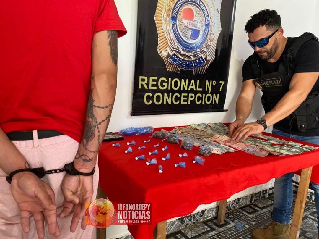 SENAD desarticula local de ventas de drogas en Concepción