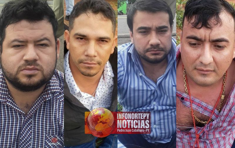Detienen a narcos y funcionarios de la fiscalía en el Departamento de Concepción y Pedro Juan