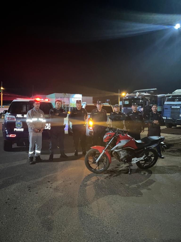 Moto robada en Ponta Porã fue recuperada tras persecución en Pedro Juan.