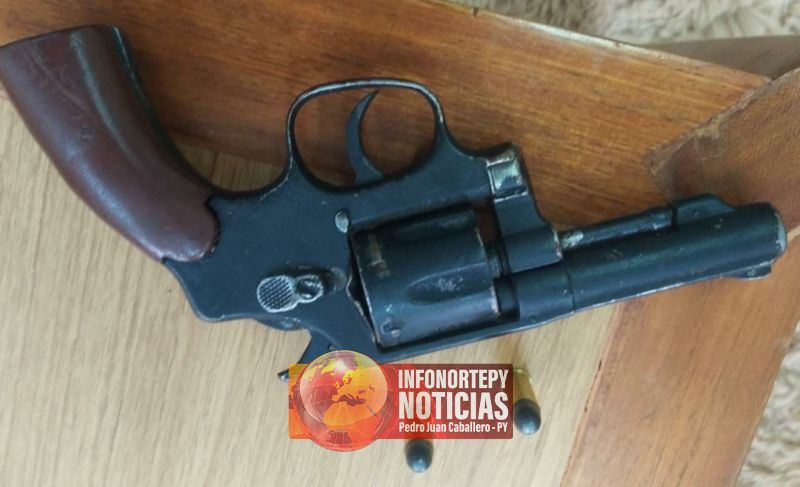 Hallan un revolver en el patio del Hospital Regional de Pedro Juan.