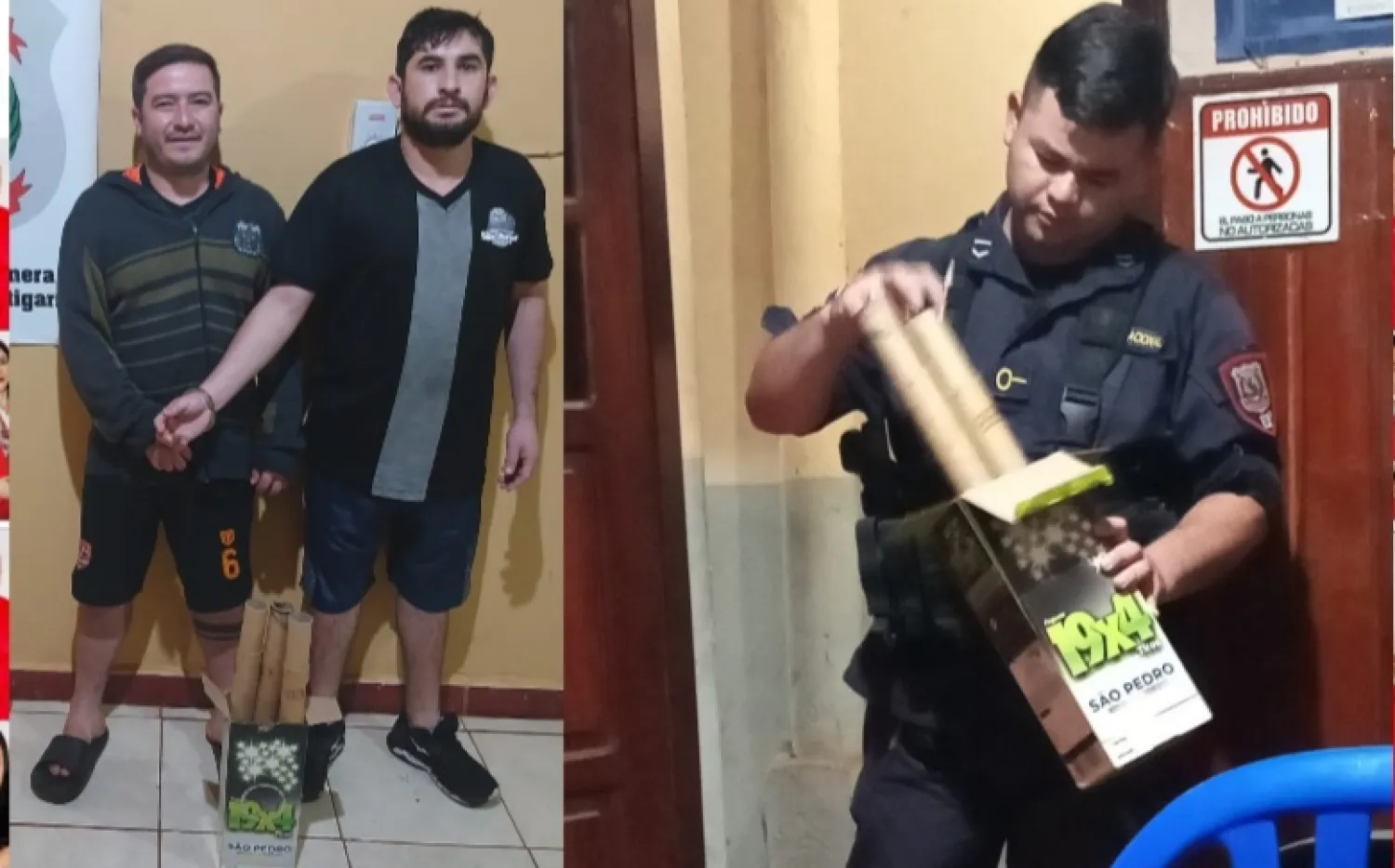 Aprehenden a integrantes de la barra del Gallo por disturbios frente a hotel en Pedro Juan