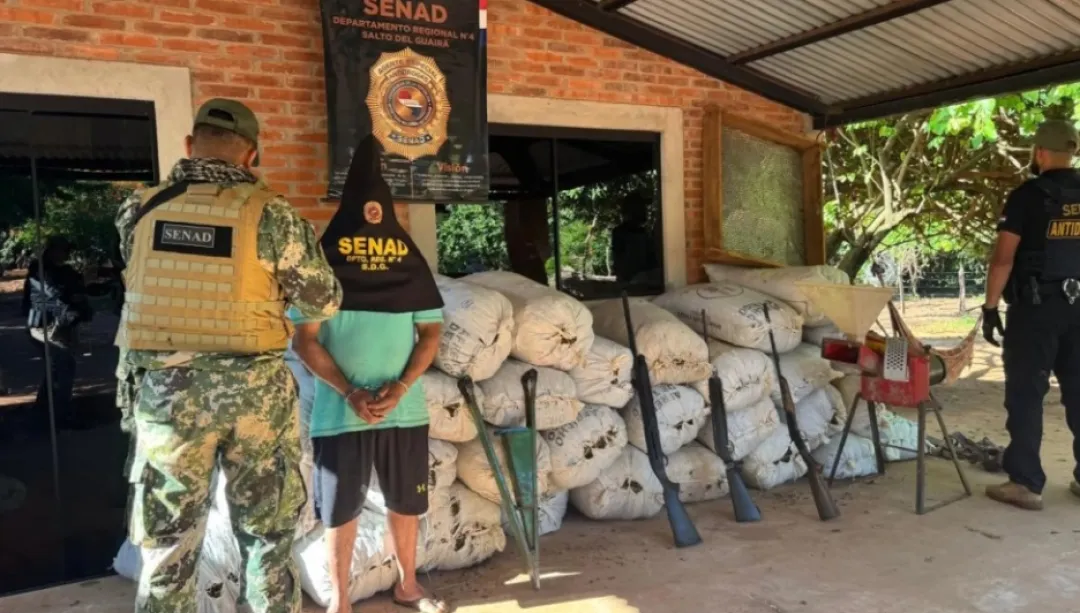 Desmantelan laboratorio clandestino en Maracaná y cae un supuesto líder