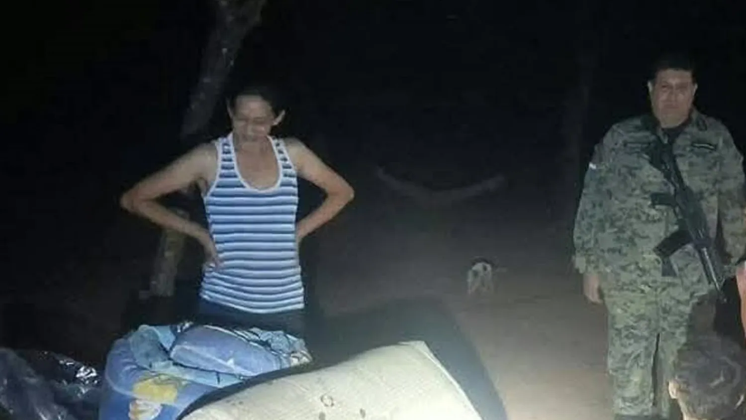Mujer guardi un feto en una vivienda en Santa Rosa del Aguaray