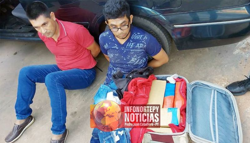 Ofrecían marihuana a 100 mil guaraníes el kilo y fueron presos en Horqueta