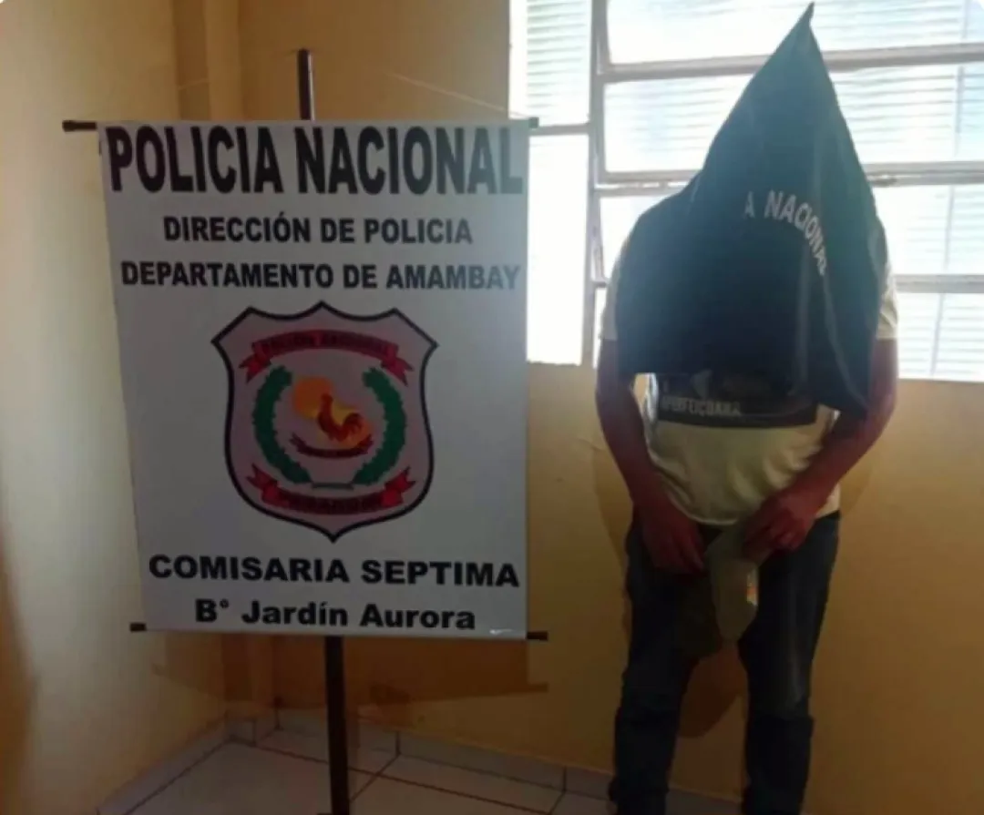 Detienen a hombre acusado de agredir físicamente a su padre en Pedro Juan