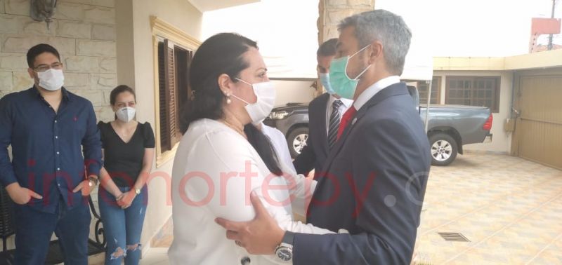 Marito visitó a familia Acevedo y a Intendenta de Bella Vista en Pedro Juan