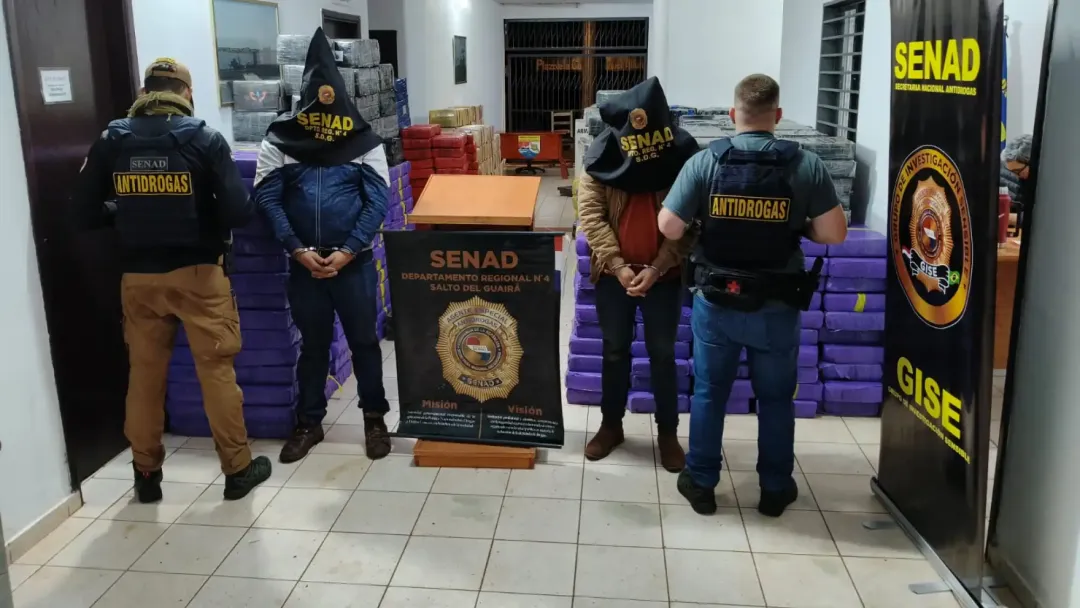Interceptan más de 13 toneladas de marihuana valuadas en USD 2 millones