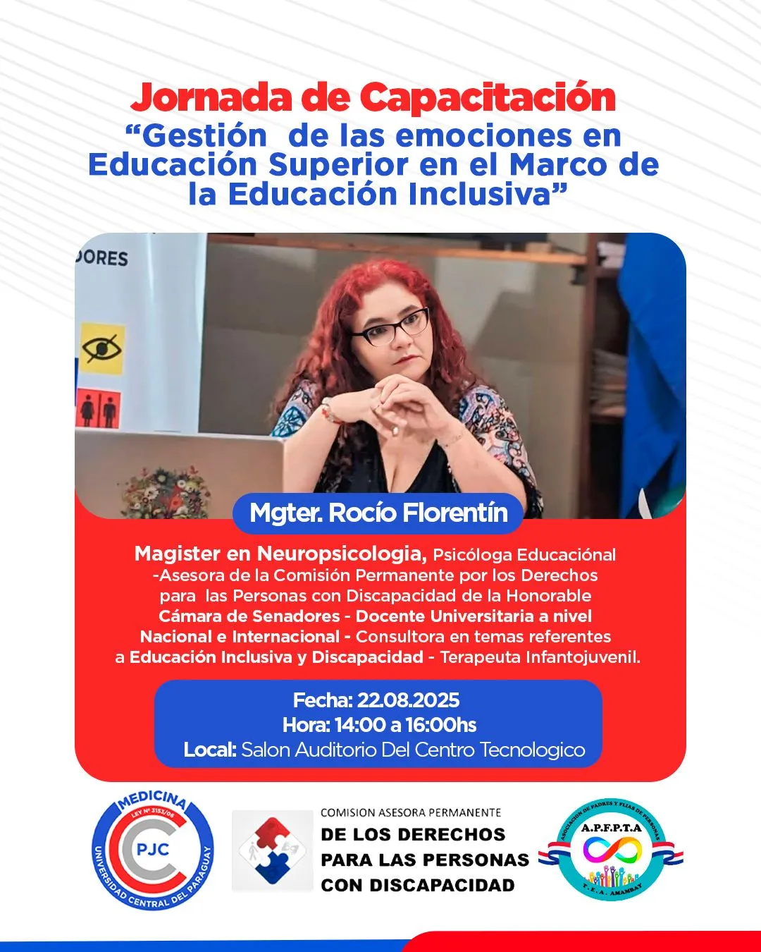 UCP PJC organiza jornada de capacitación sobre inclusión