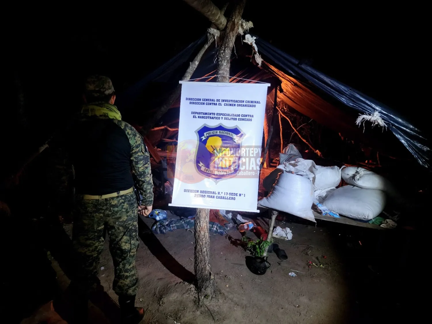 Policía Nacional destruye tres toneladas de marihuana en Bella Vista Norte