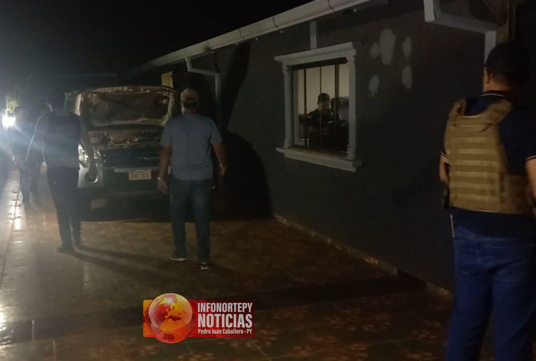 Allanan vivienda en busca de  supuestos autores de doble homicidio en Pedro Juan