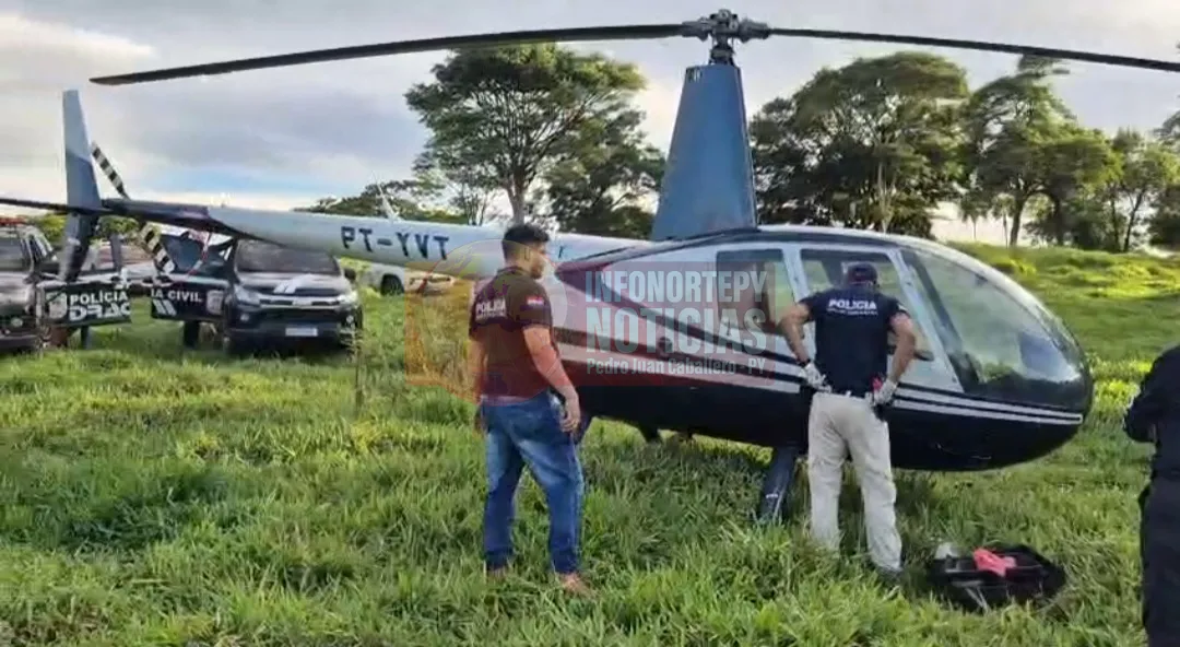 Sospechan que narcos paraguayos roban helicópteros en Brasil para transportar droga