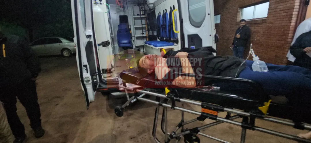 Hombre con orden de captura baleado en intento de homicidio en Pedro Juan