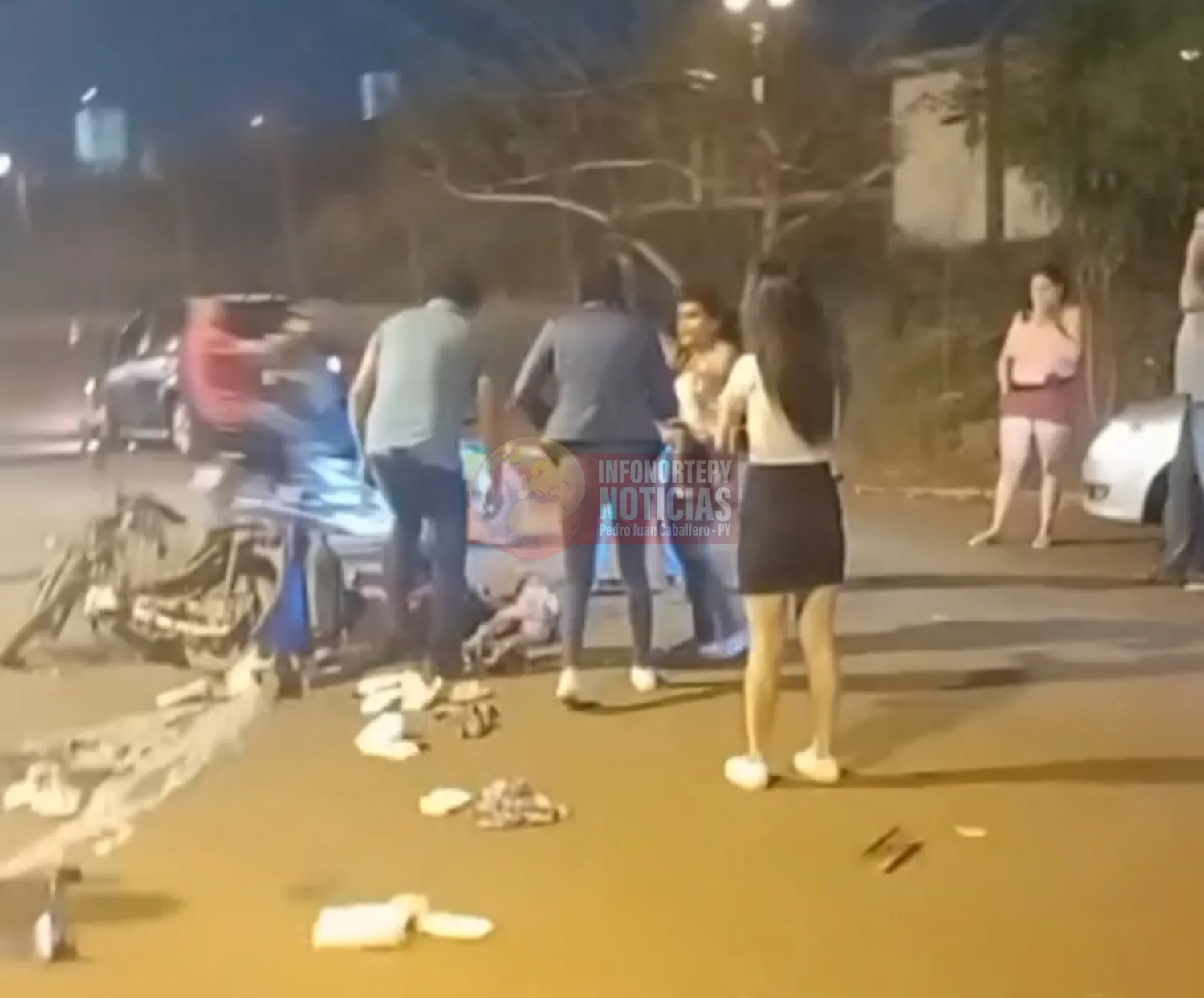 Niña de 4 años fallece en accidente de tránsito en Pedro Juan