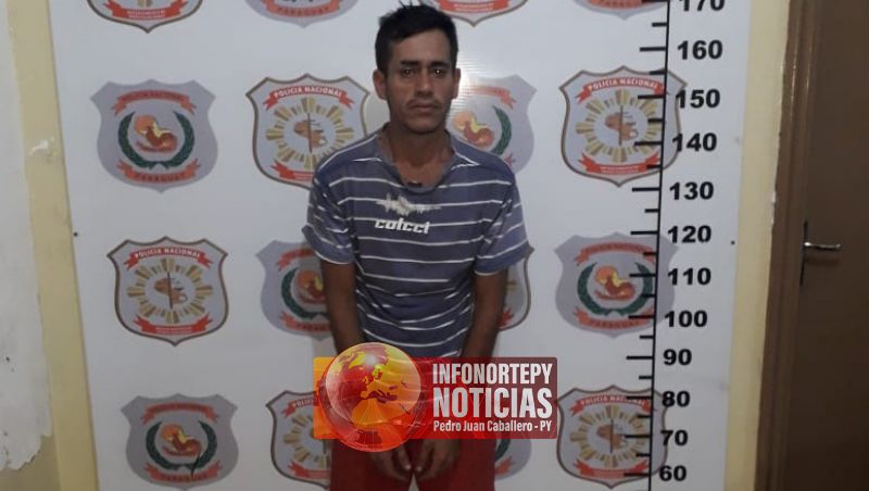 Policía recupera moto hurtada y detiene a un hombre en Pedro Juan