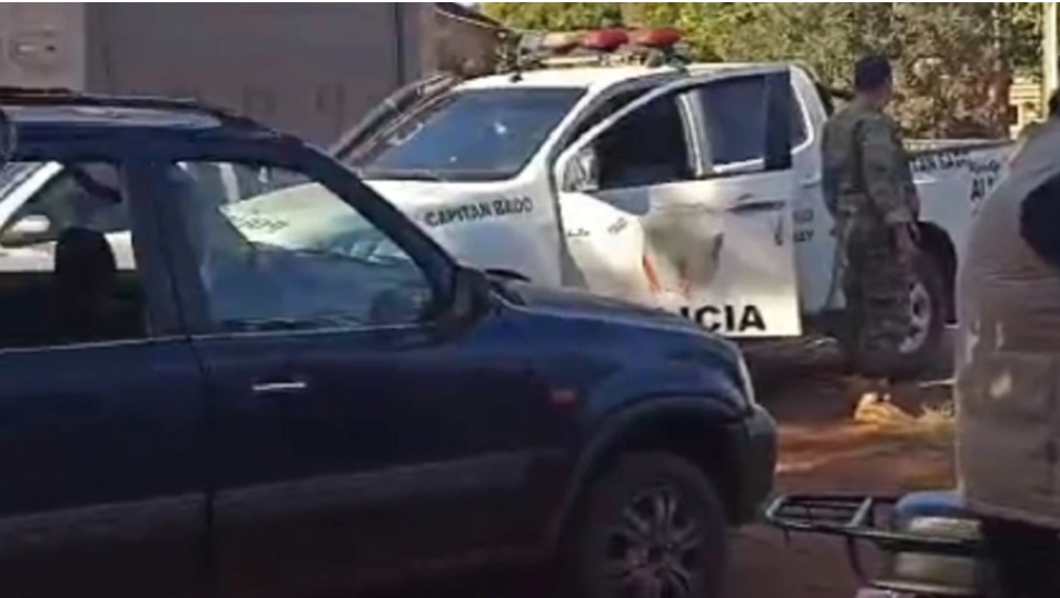 Efectuan disparos desde un vehículo en Capitán Bado