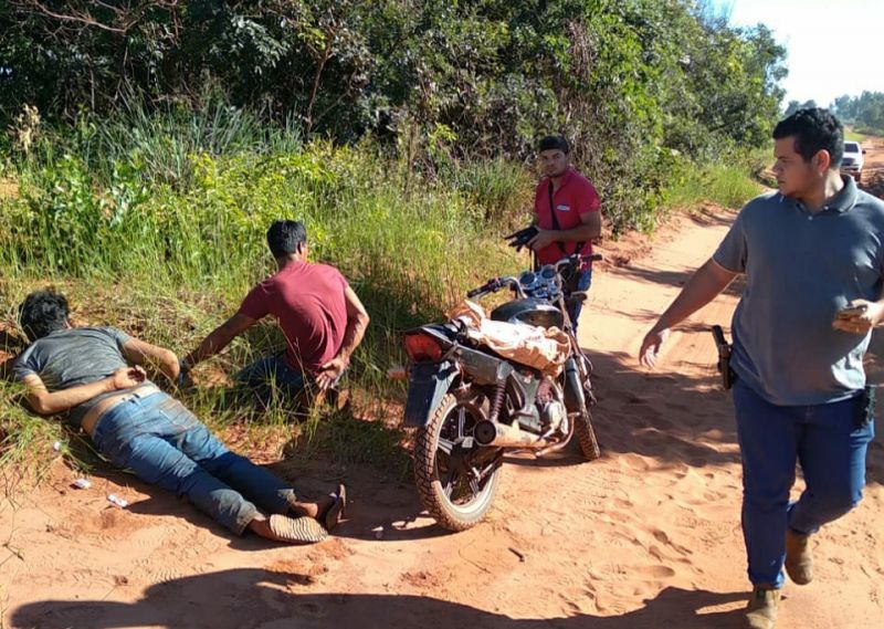 Asalto, enfrentamiento y detención de los delincuentes en Cápitan Bado