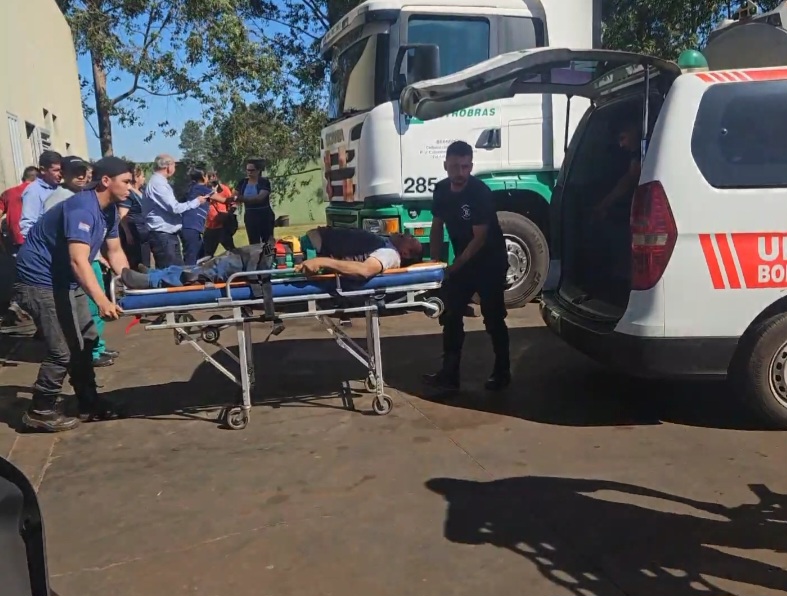 Mecánico sufrió accidente laboral en Pedro Juan