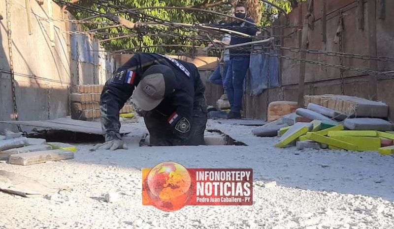 Hallan marihuana en camión cementero