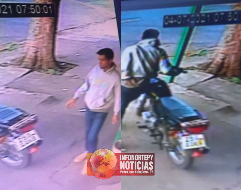 Joven fue detenido en Cápitan Bado con motocicleta hurtada