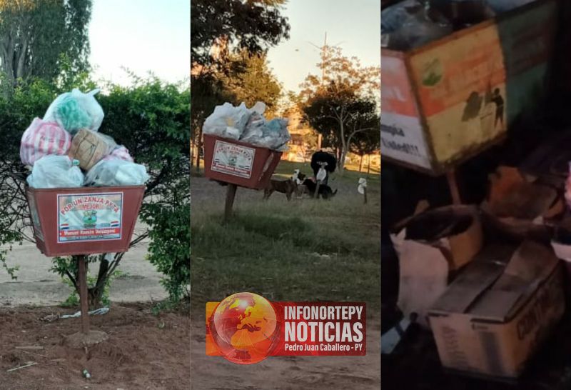 Zanja Pyta se convirtió en un vertedero mientras el intendente hace campaña política.
