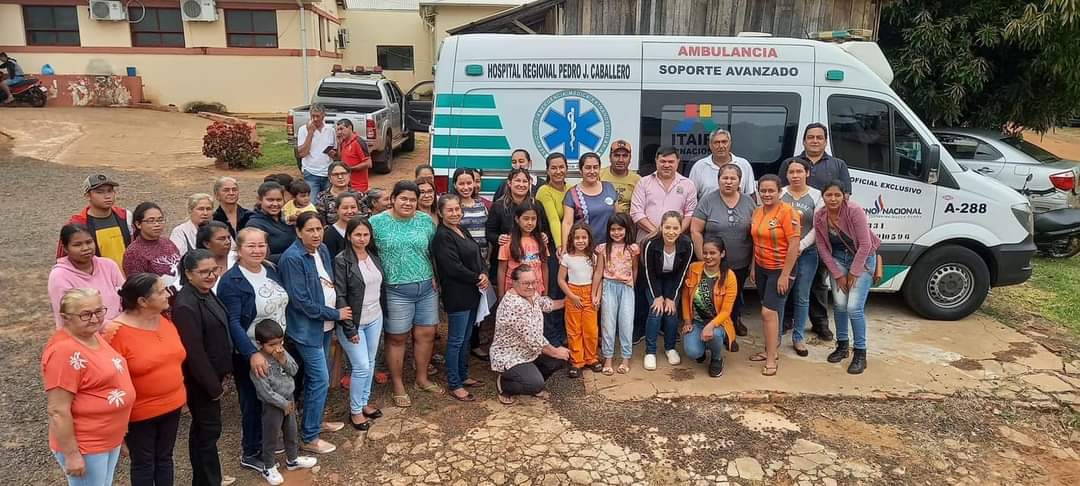 Ambulancia ya había sido destinado desde el sábado a Capitán Bado según comunicado