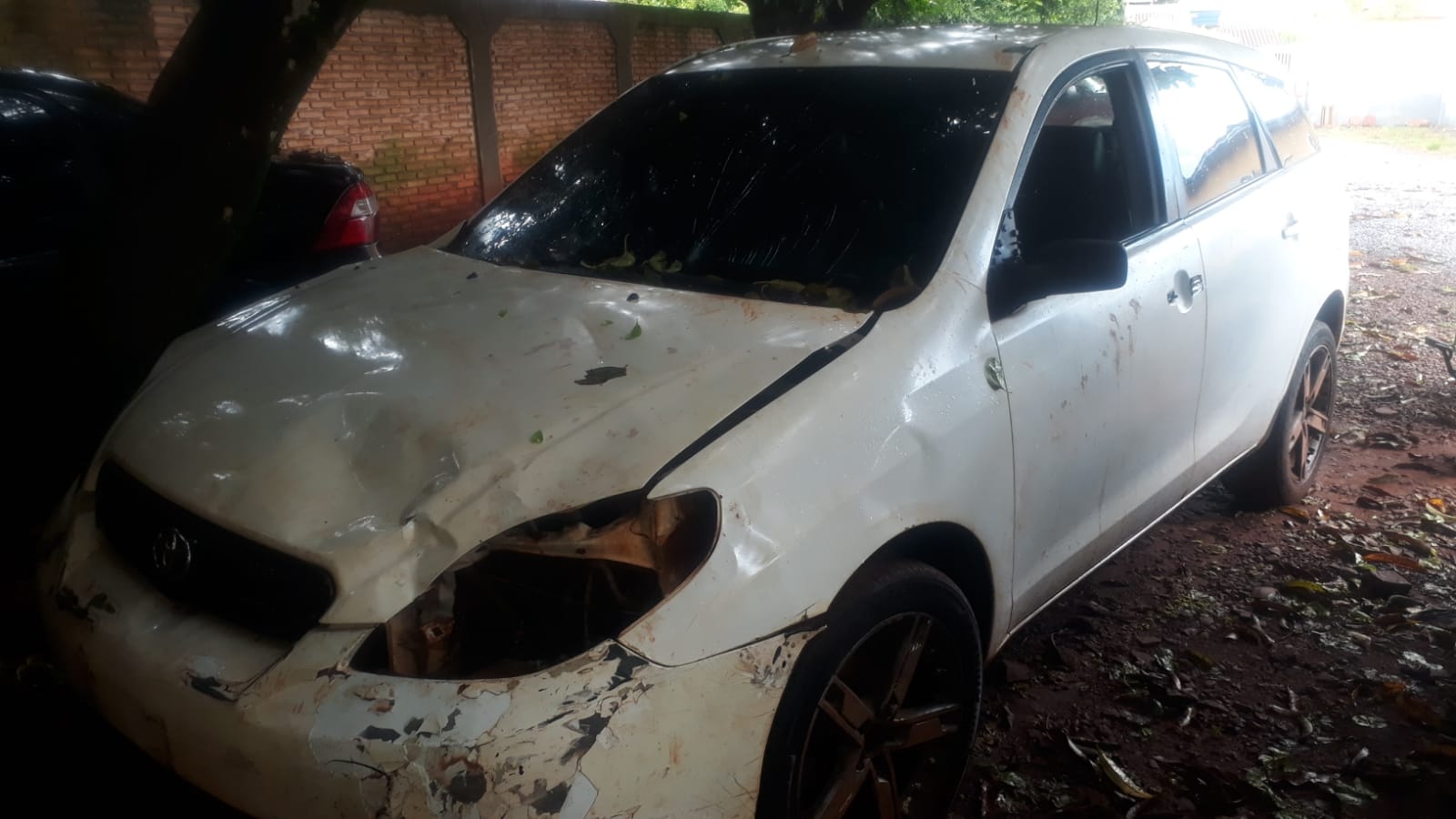 Encuentran vehículo que protagonizó accidente en Pedro Juan.