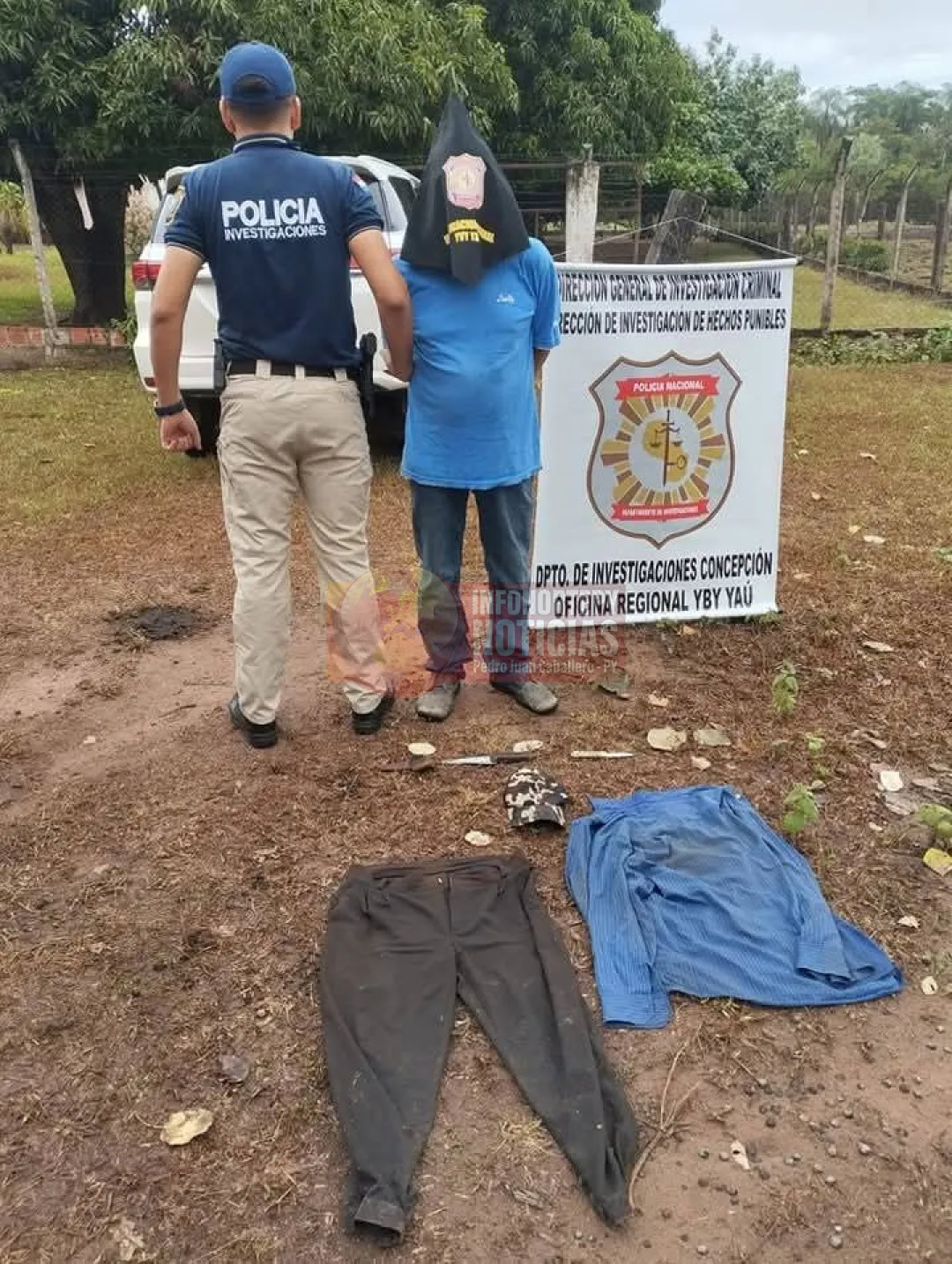 Capturan a hombre de 76 años por feminicidio de su esposa en Yby Yaú