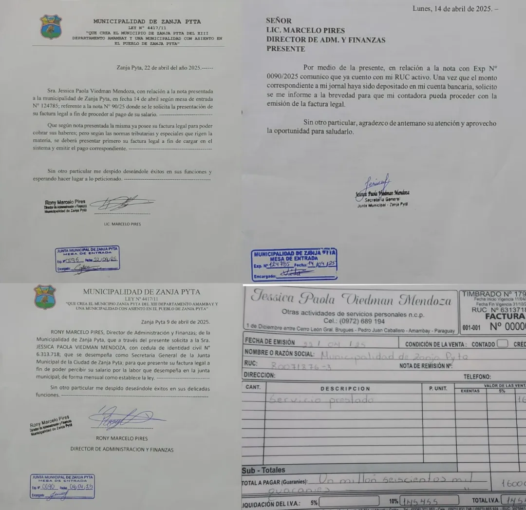 Intendente de Zanja Pytã Desmiente "Falsas Publicaciones" con Trasfondo Político