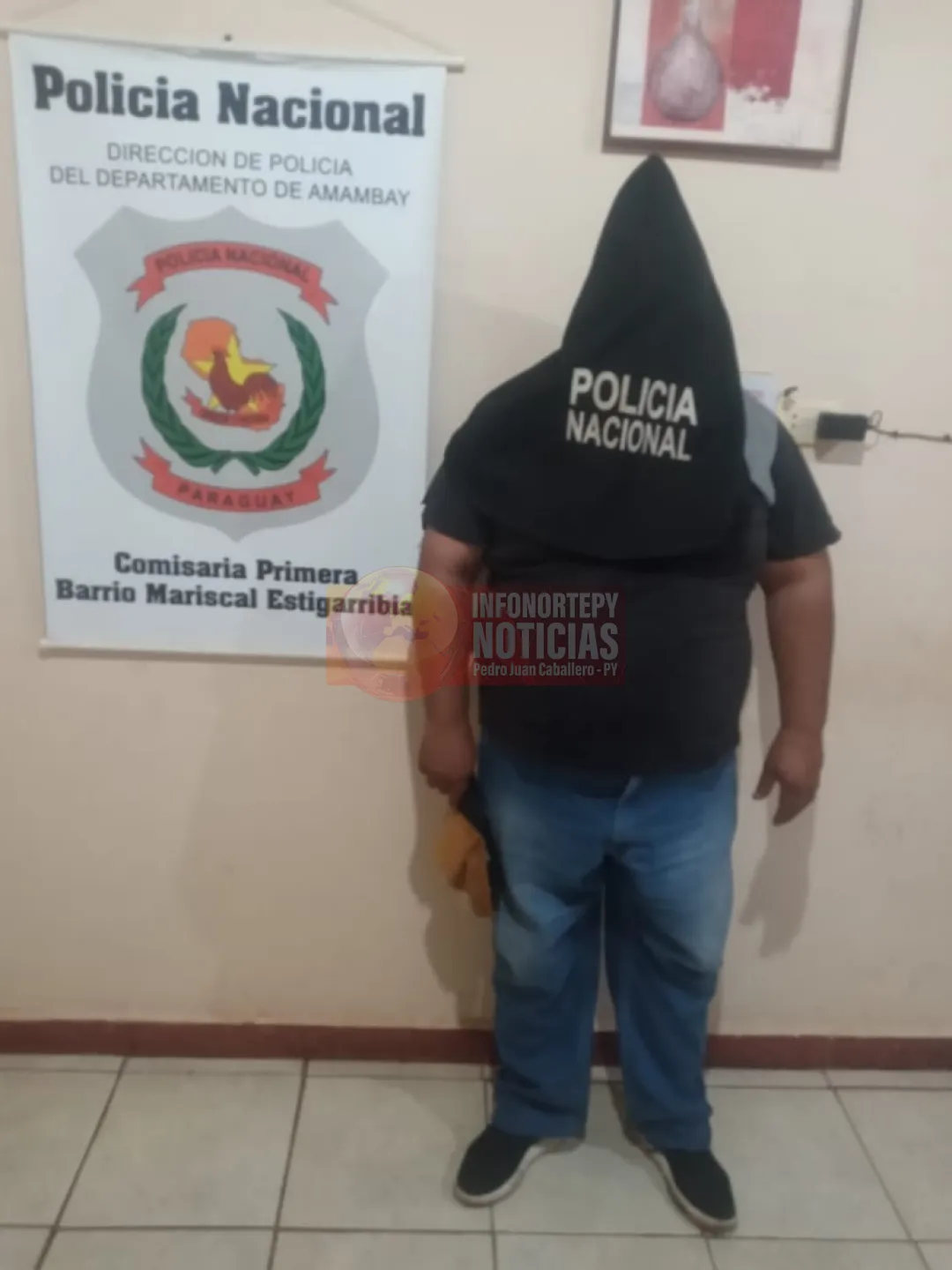 Brasileño con Automóvil Robado es Detenido en Pedro Juan