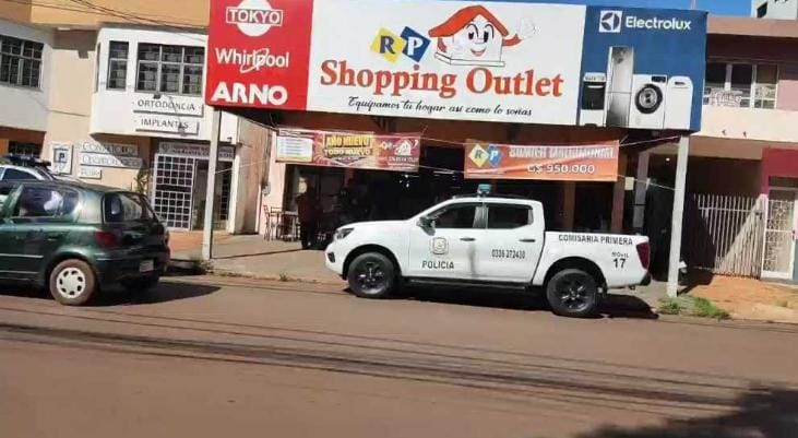 Roban 23 millones de Gs. de una sucursal de RP en Pedro Juan