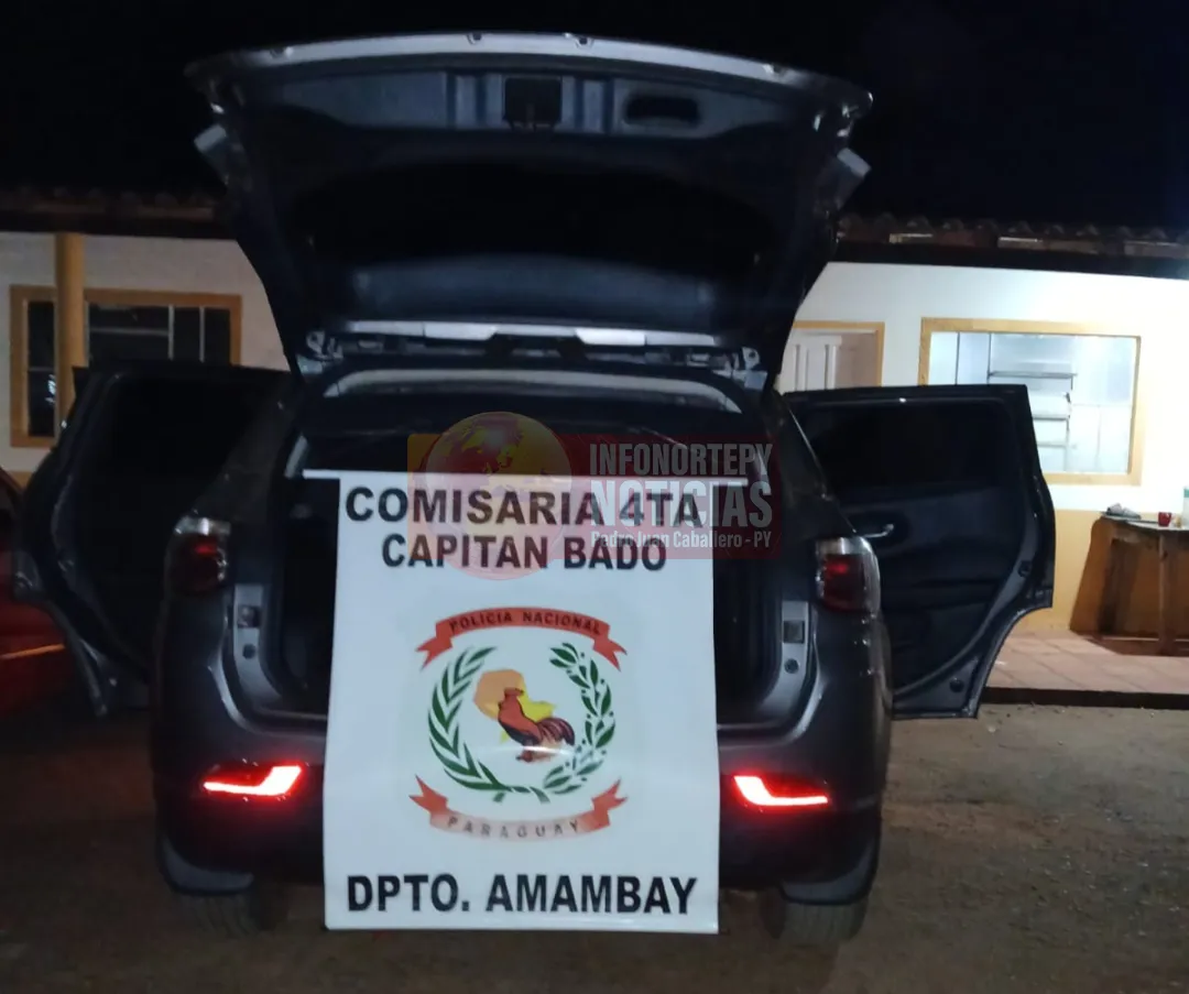 Incautan camioneta sin documentos en Capitán Bado