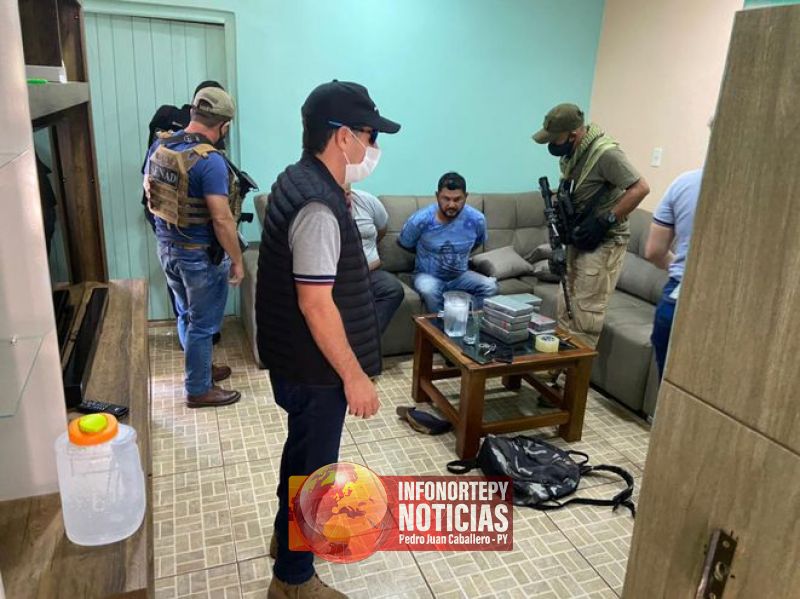 Senad incauta cocaína en lavadero en Pedro Juan