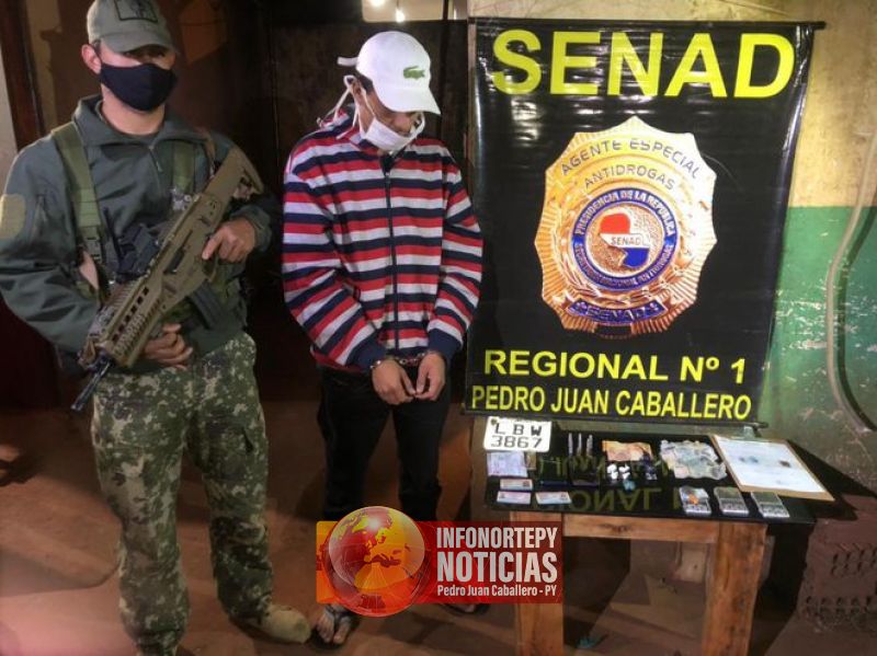 Imputan a supuesto microtraficante detenido en Pedro Juan