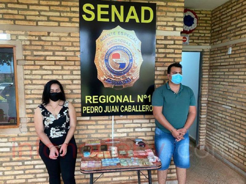 Caen taxista y funcionaria municipal por distribución de cocaína en Pedro Juan