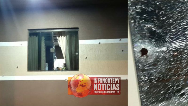 Disparan contra vivienda de un policía en Pedro Juan