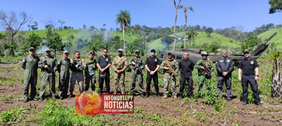 inician operación Nueva Alianza XXXI contra el narcotráfico en Pedro Juan