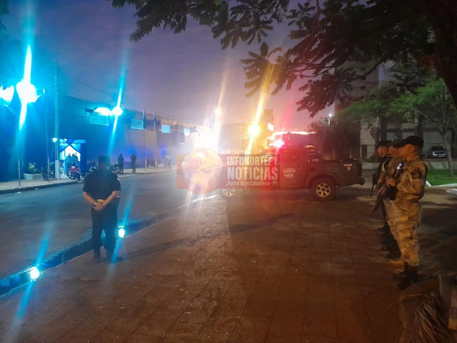 Policía detiene a 17 personas e incauta 21 motocicletas en controles nocturnos en Pedro Juan