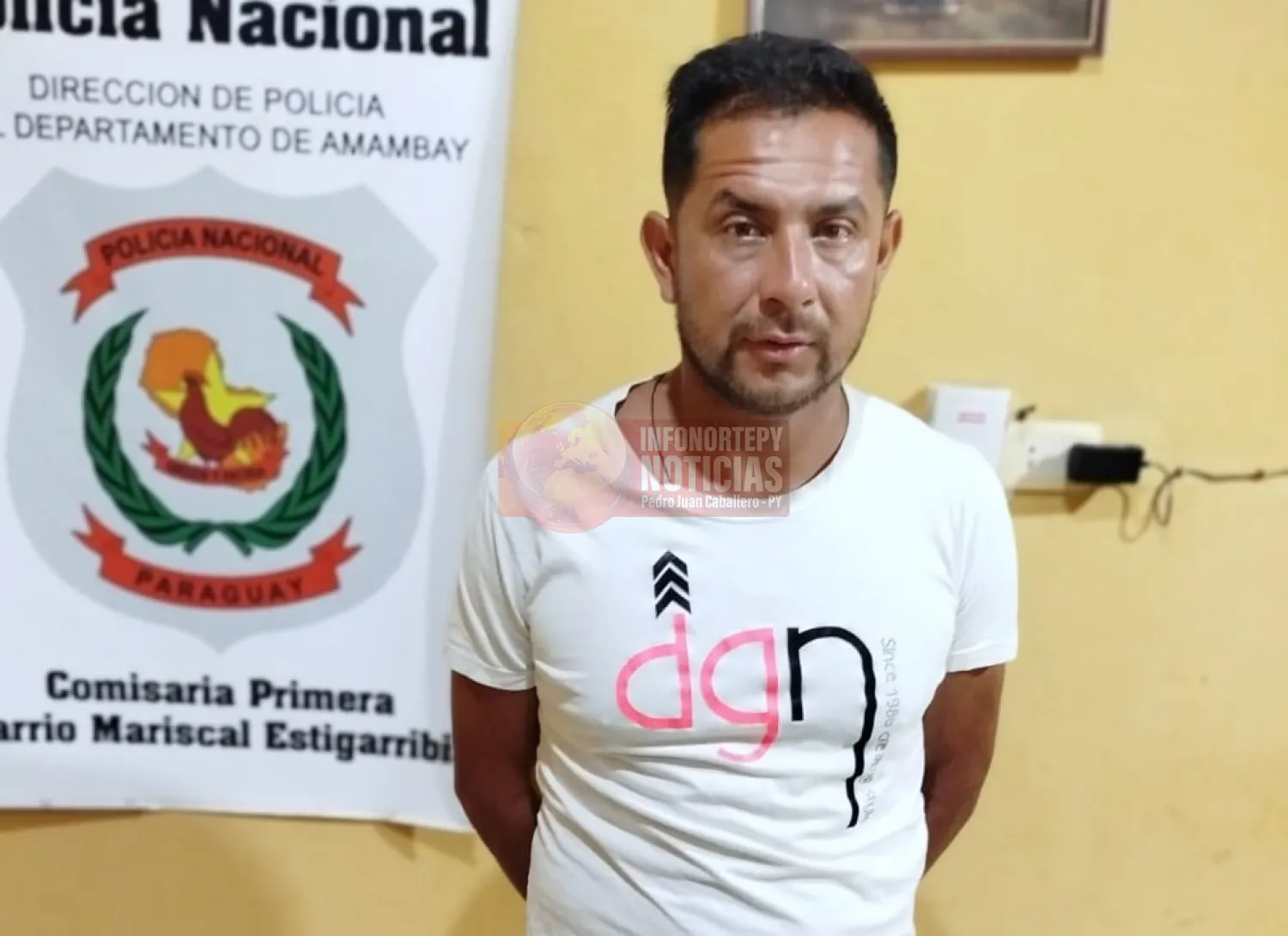 Denunció a su hermano y terminó detenido por violencia familiar en Pedro Juan