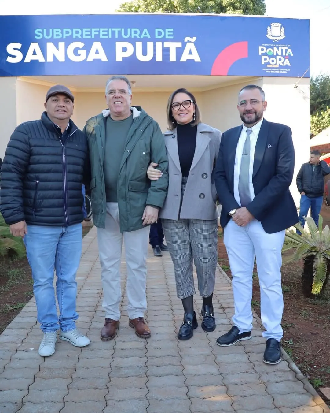 Intendente de Zanja Pytã participa en inauguración de Subprefeitura en Sanga Puita y fortalece lazos Fronterizos