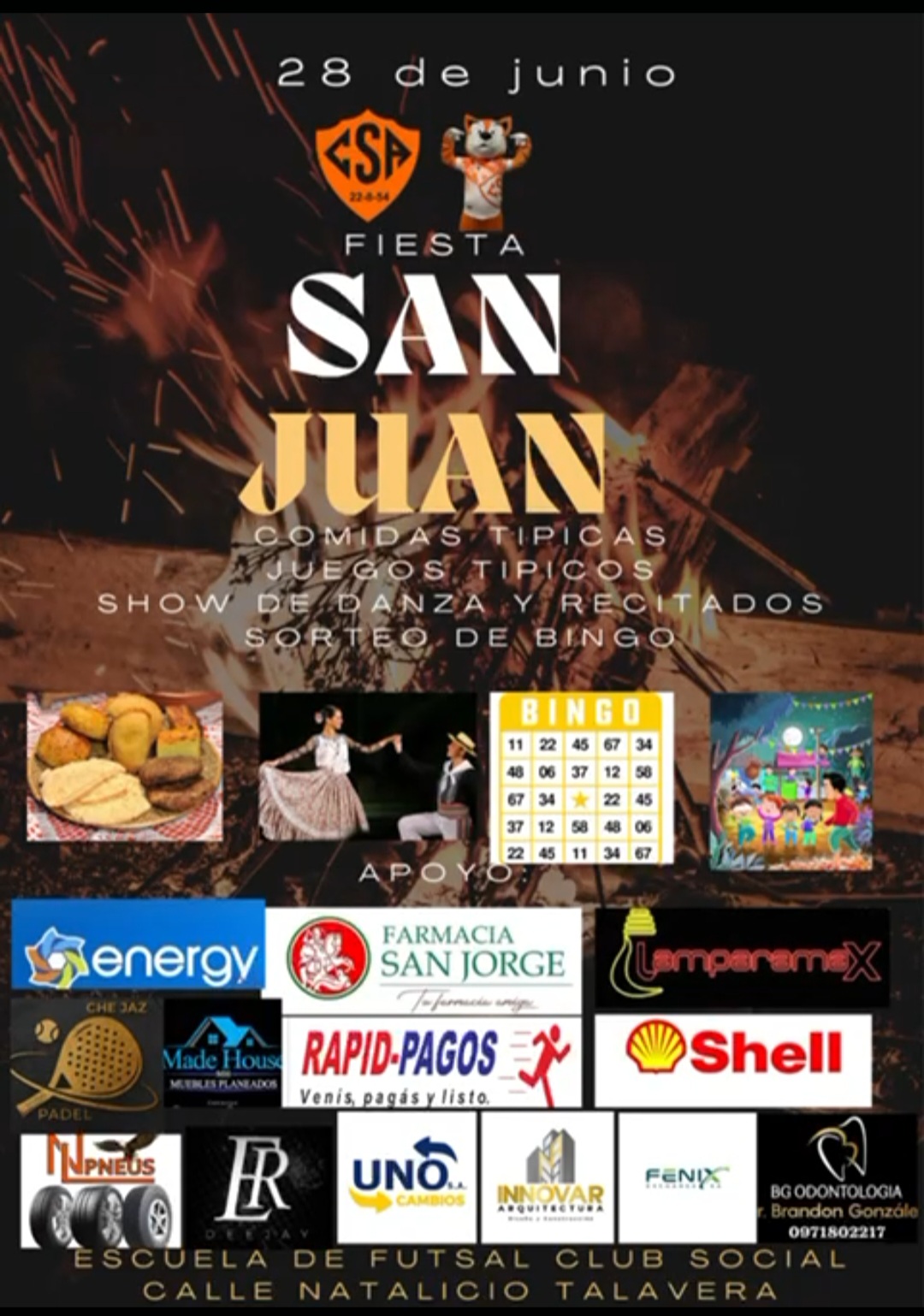 Se viene la gran fiesta de San Juan del Club Social Amambay.