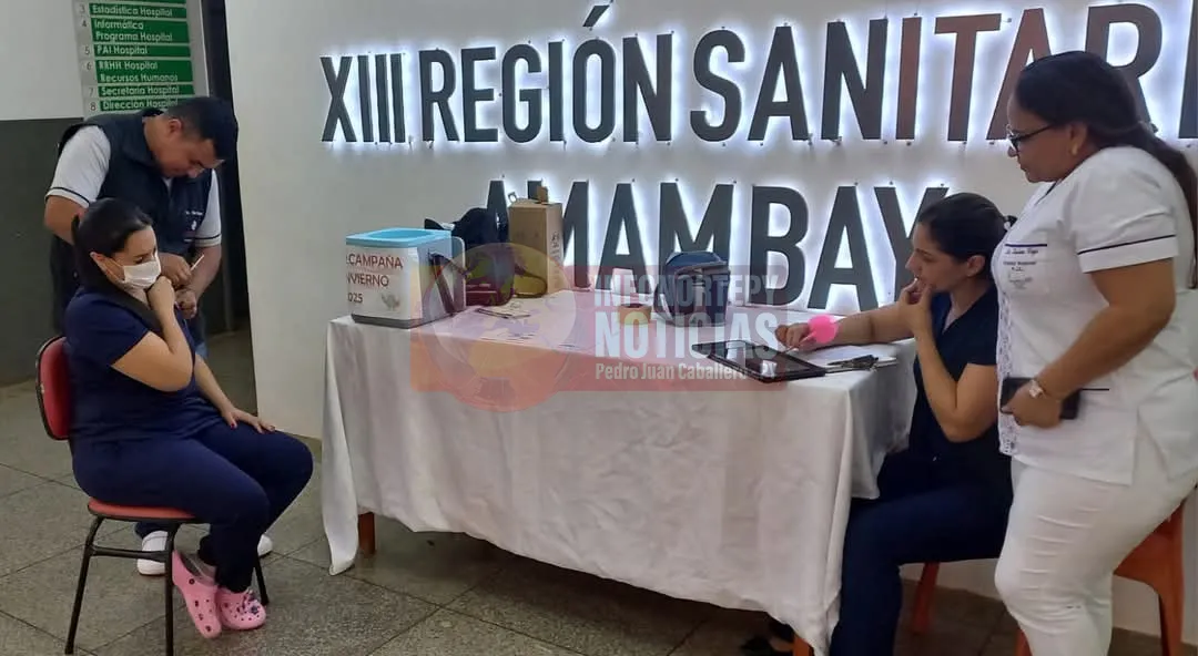 Inicia campaña de vacunación contra la influenza 2025 en Amambay