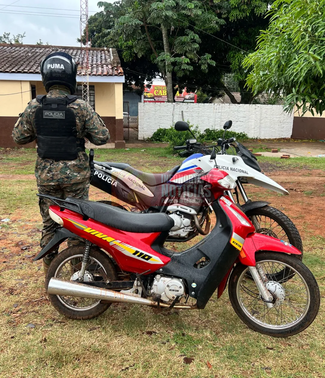Policía recupera motocicleta hurtada y detiene a sospechoso en Pedro Juan Caballero