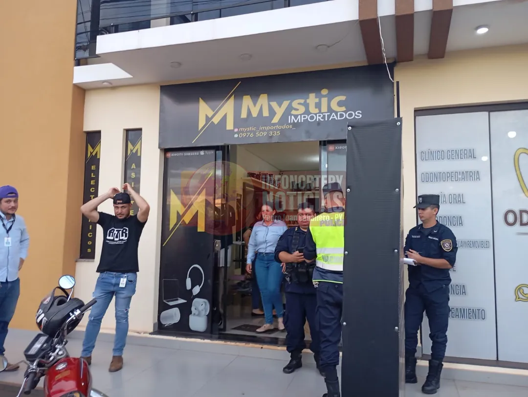 Asalto a mano armada en local comercial en Pedro Juan