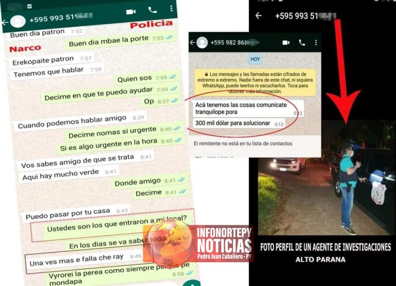 Agentes de Investigación habían robado casi 400 kilos de pasta base de cocaína